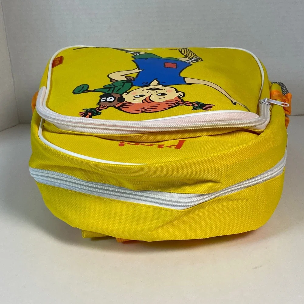 Micki Pippi Longstocking Yellow Backpack Mr Nilsson Astrid Lindgren Sweden Bag